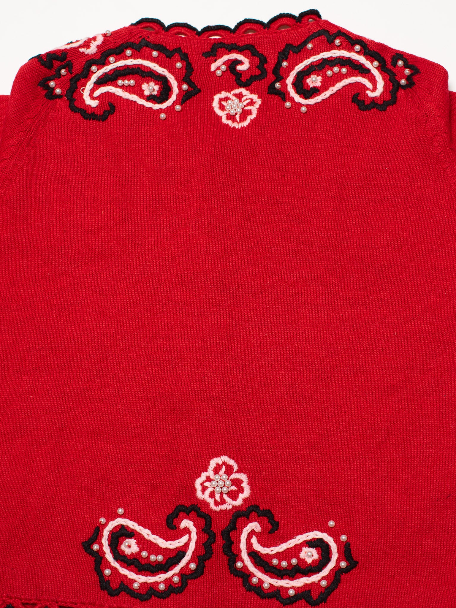 Michael Simon - Red Bandana Sweater (L/XL)