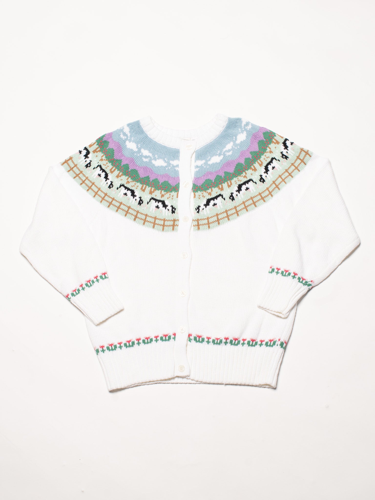 Peaceful Cow Cardigan (L/XL)