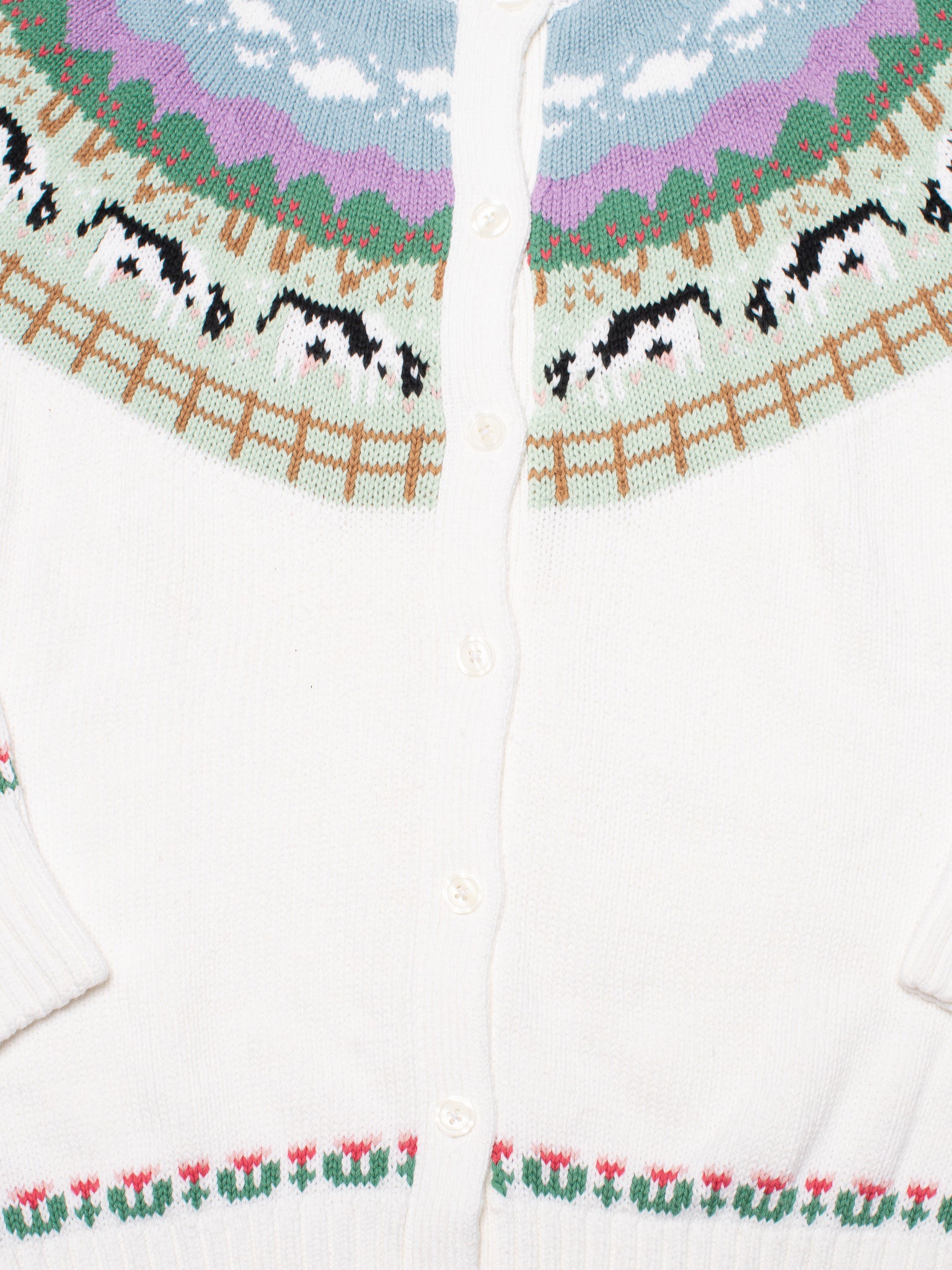 Peaceful Cow Cardigan (L/XL)