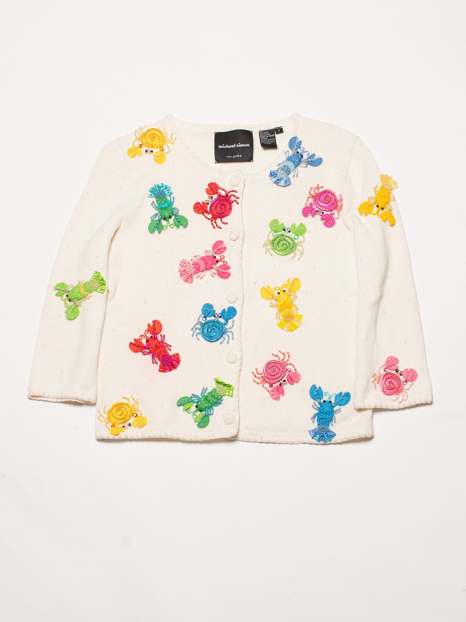 Michael Simon Rainbow - Shellfish Sweater (S/M)