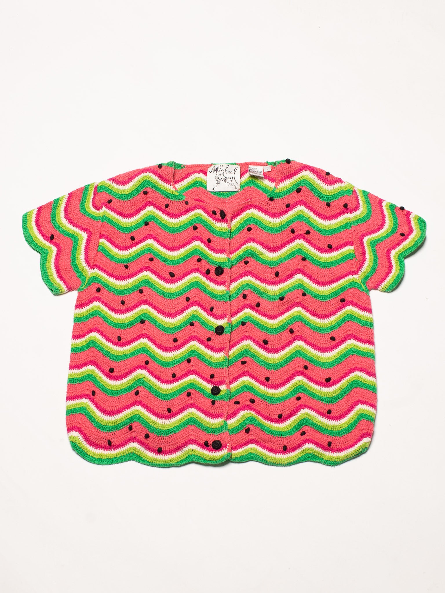 Michael Simon - Crochet Watermelon Sweater (M/L)