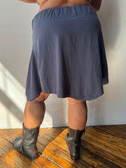 Gina Corrieri - Mini Skirt - Slate (XL/1X + 2X)