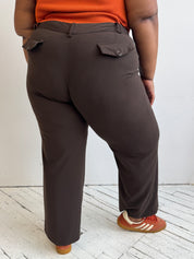Vintage - Brown Trouser Pant (2X)