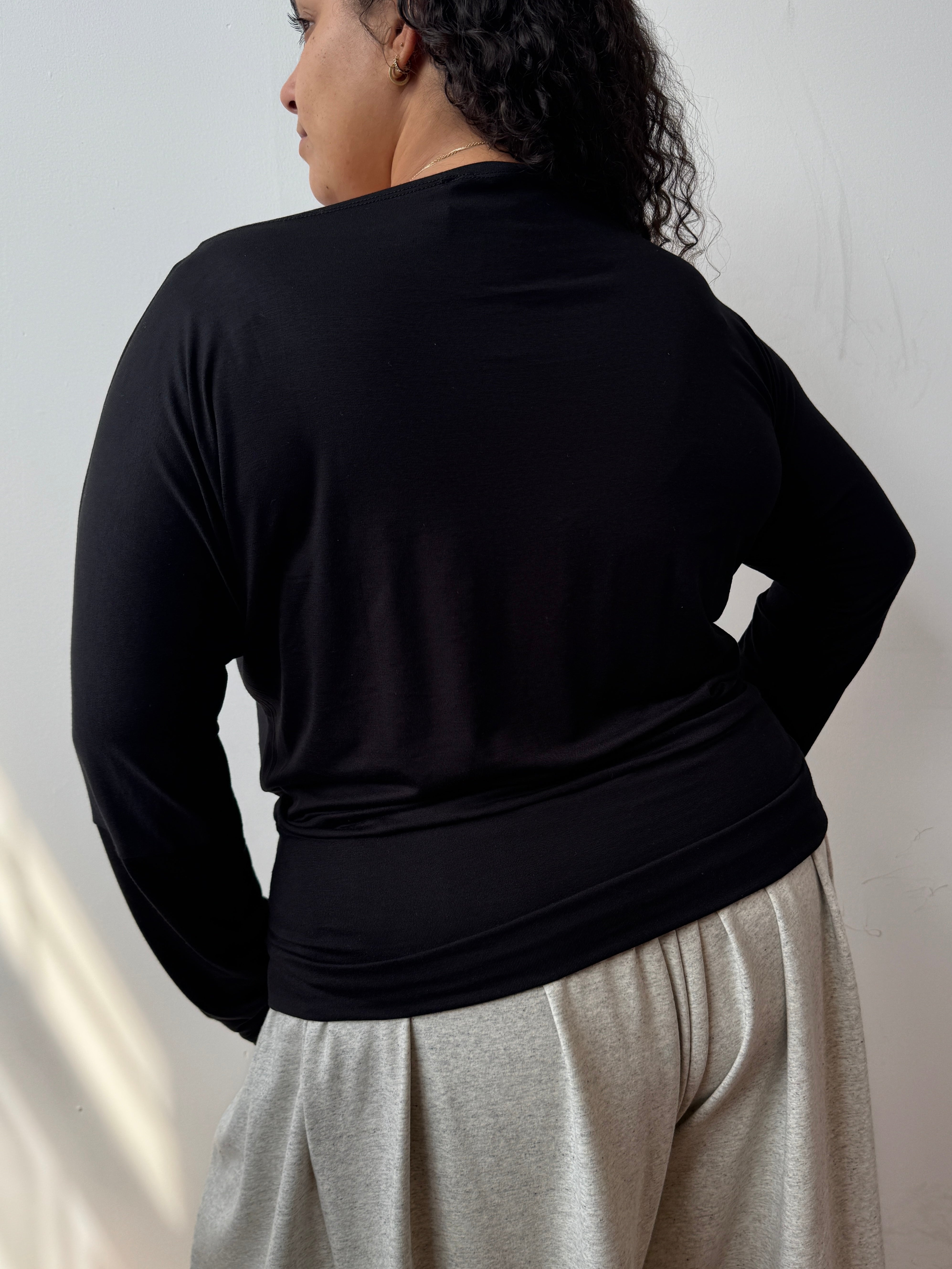 Em & May Enya Top - Black