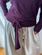 Em & May Enya Top - Merlot