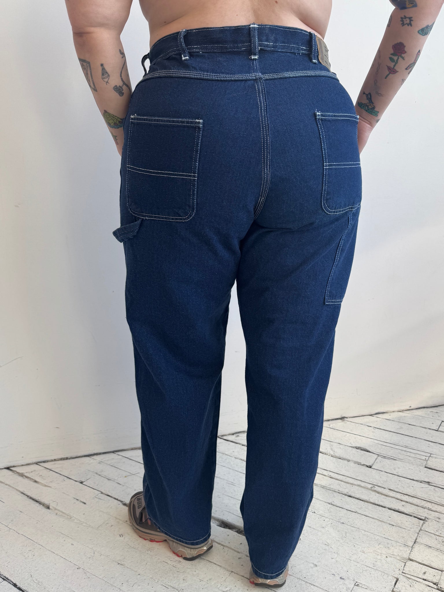 Vintage - Denim Carpenter Pants (1X)