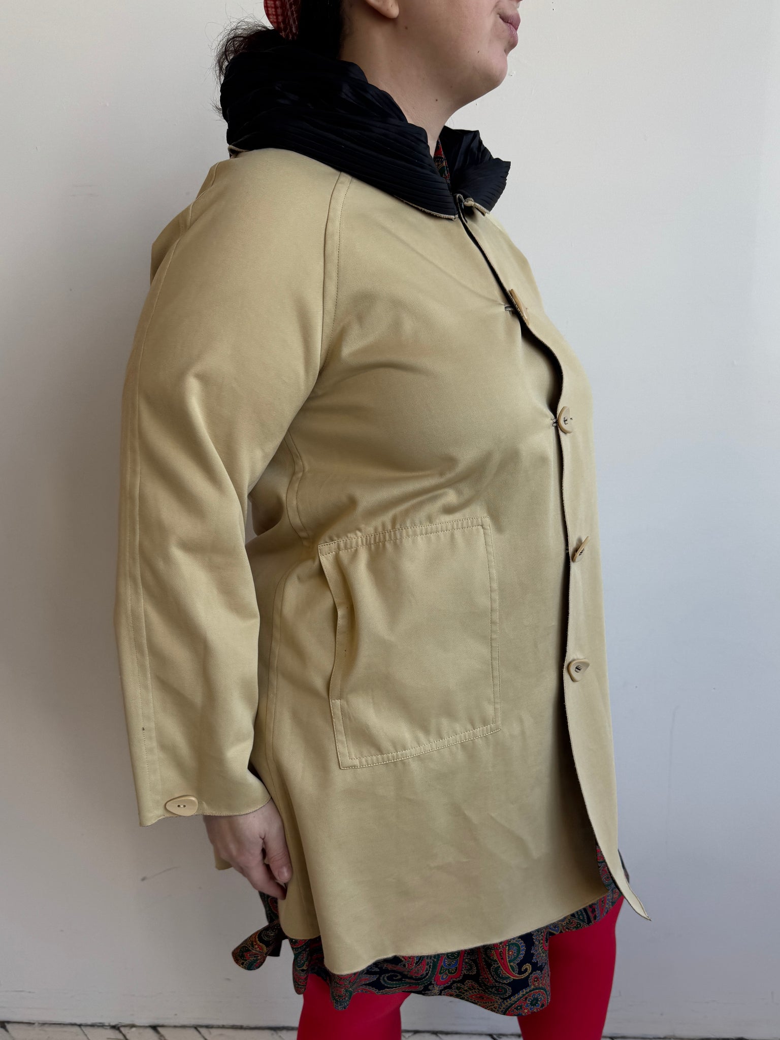 Vintage - Reversible Tan/Black Jacket (XL/1X)