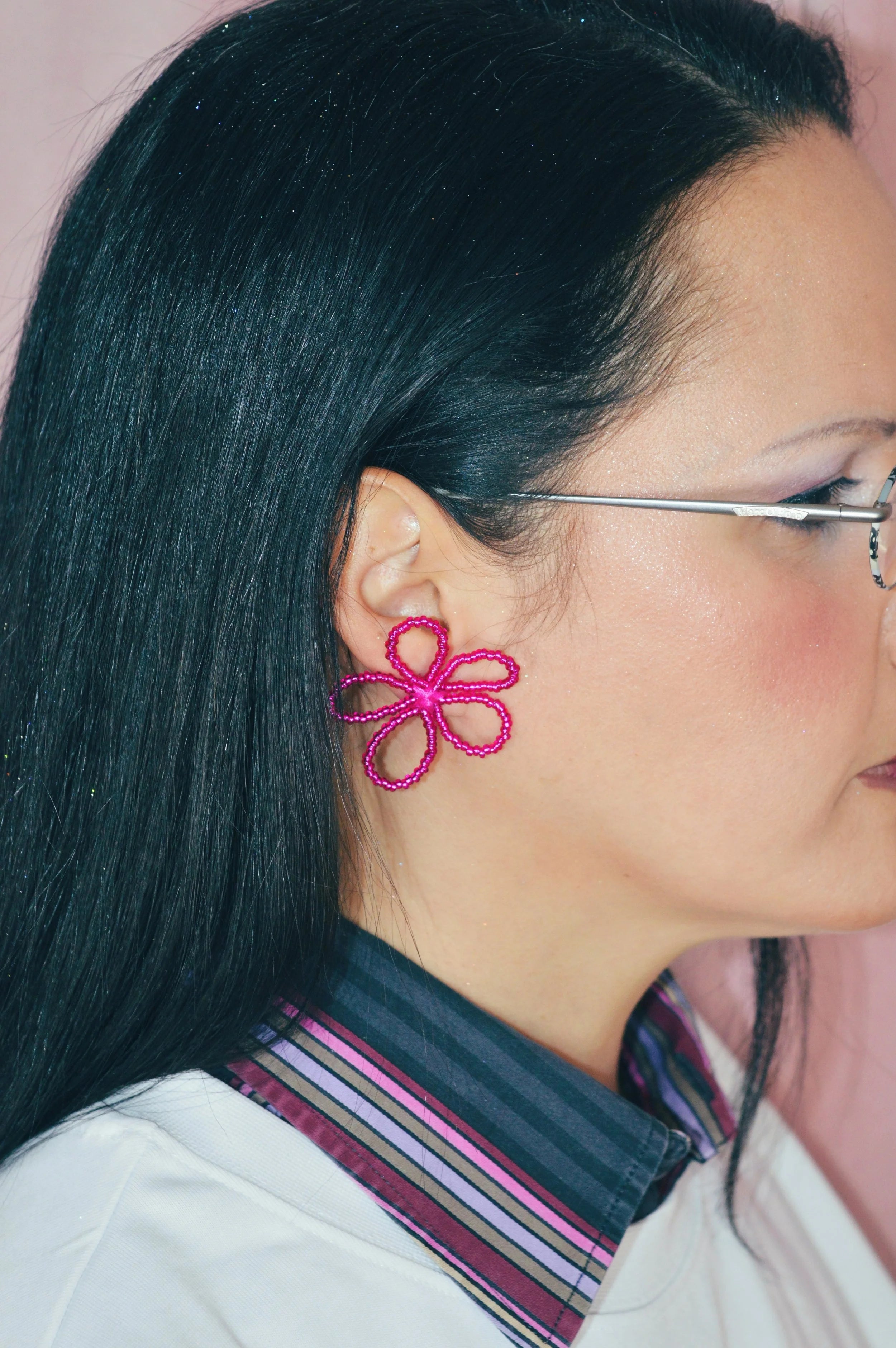 Rashelle - BB Blue Flower Earrings
