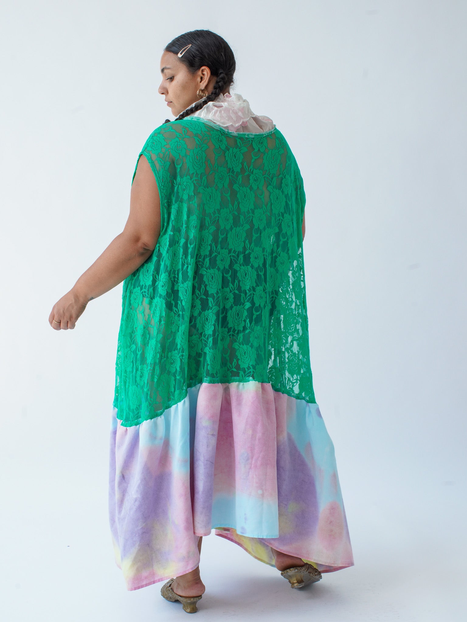 makmak - Green Lace Dress