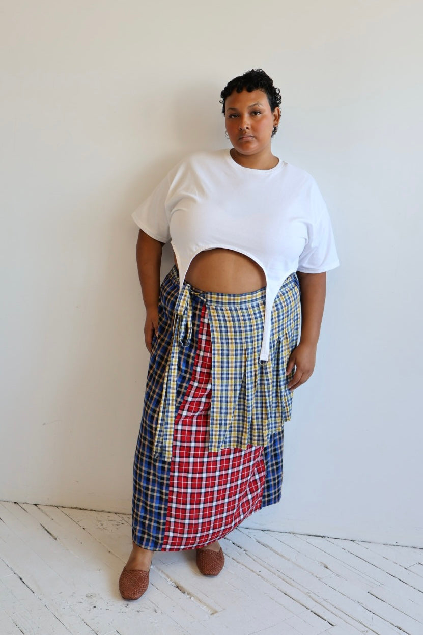 Shop Journal - White Garter Tee (XL + 2X)