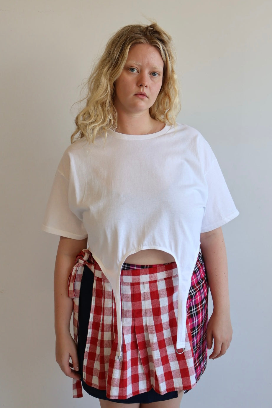 Shop Journal - White Garter Tee (XL + 2X)