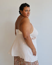 Vintage - Baby Pink Slip Top (2X)