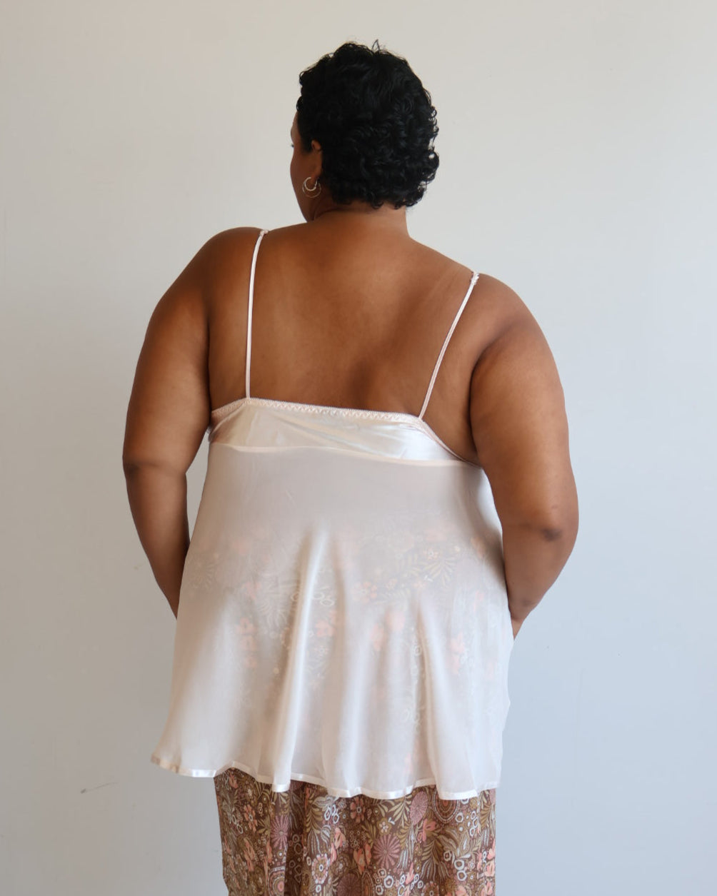Vintage - Baby Pink Slip Top (2X)