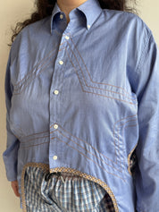 Tiberi x BRZ - Blue Star Seam Shirt (1X)
