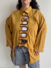 Tiberi x BRZ - Yellow Half Cutout Shirt (3X)