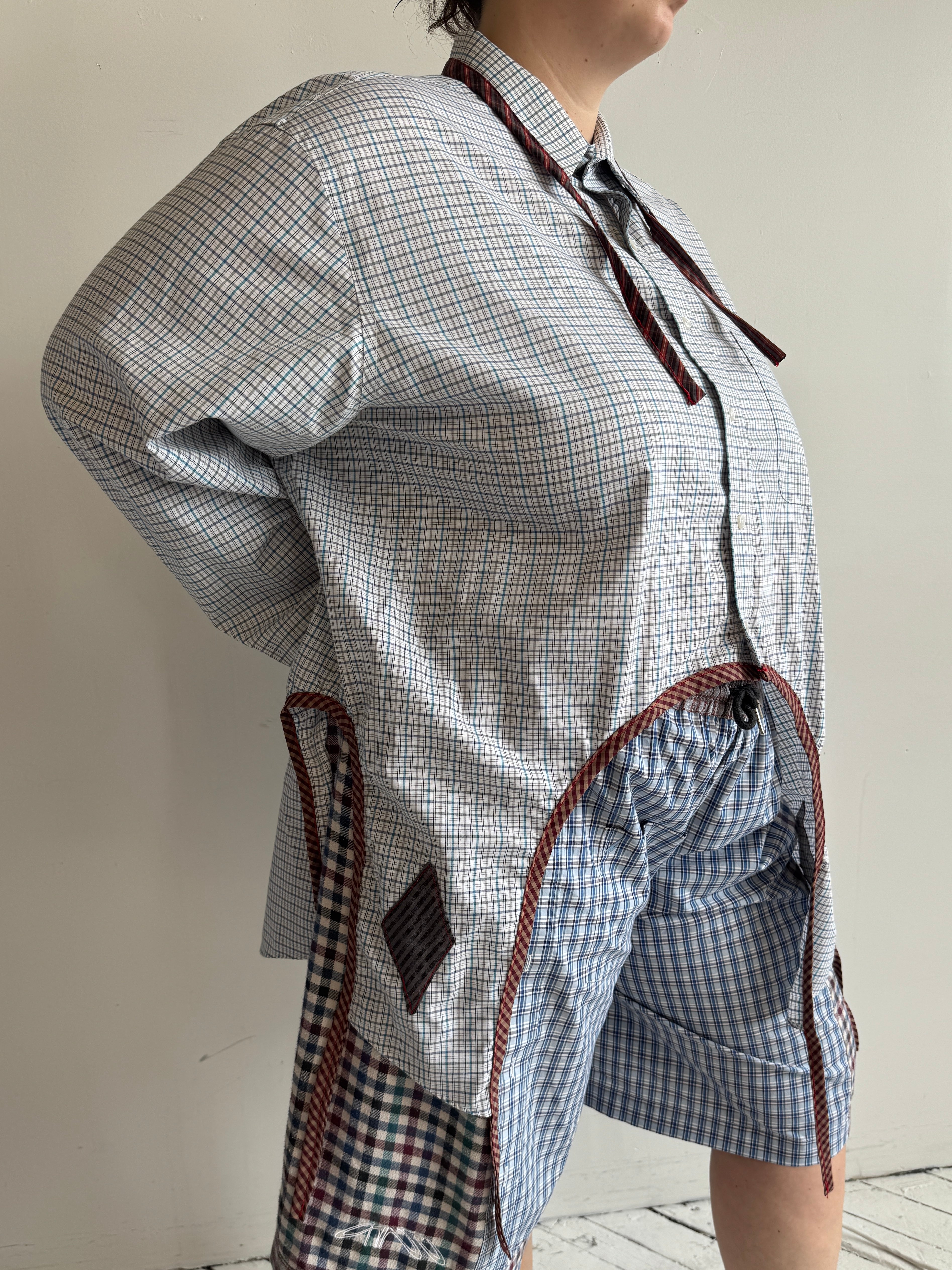 Tiberi x BRZ - Plaid Diamond Shirt (3X)