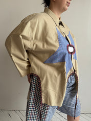 Tiberi x BRZ - Blue Star Cutout Shirt (4X)