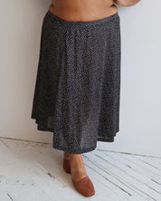 Vintage - Polka Dot Maxi Skirt (2X)