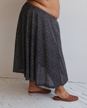Vintage - Polka Dot Maxi Skirt (2X)