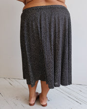 Vintage - Polka Dot Maxi Skirt (2X)