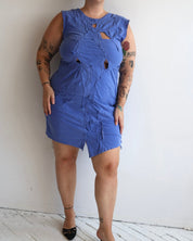 Alayna Roe - Periwinkle Scrap Dress (1X/2X)