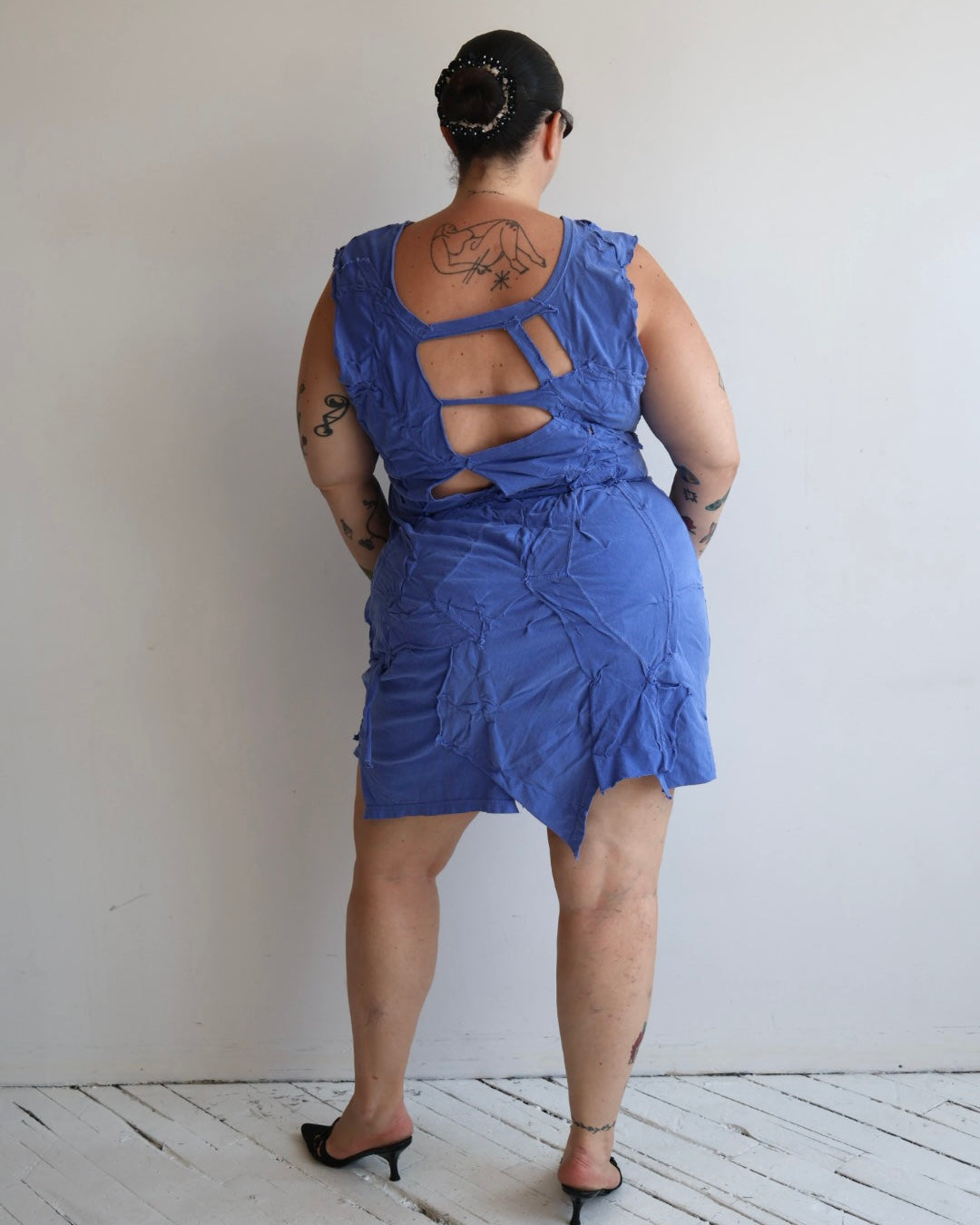 Alayna Roe - Periwinkle Scrap Dress (1X/2X)