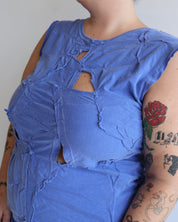 Alayna Roe - Periwinkle Scrap Dress (1X/2X)