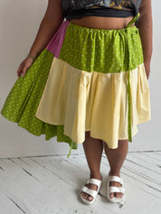makmak - Green Polka Skirt (S-5X)