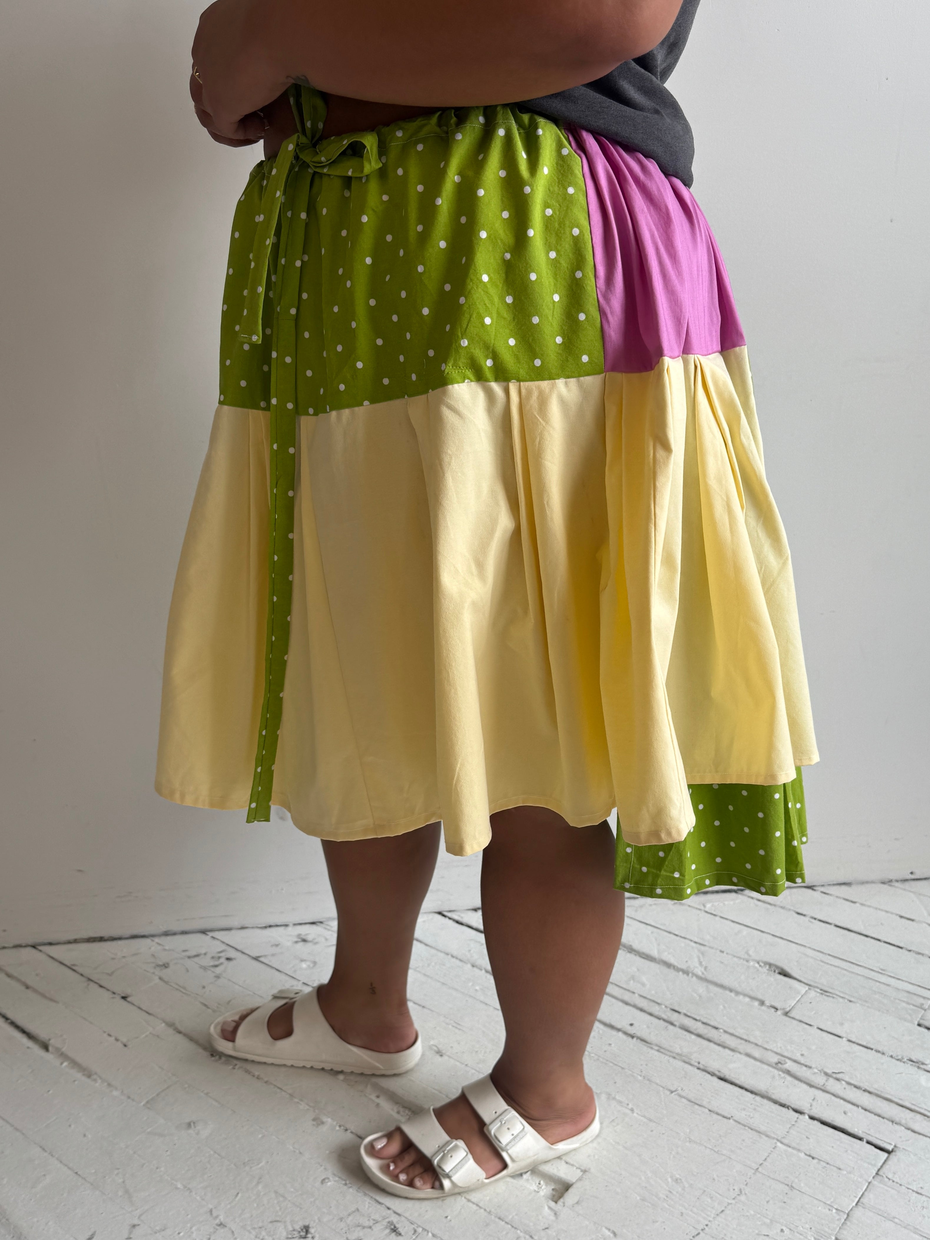 makmak - Green Polka Skirt (S-5X)