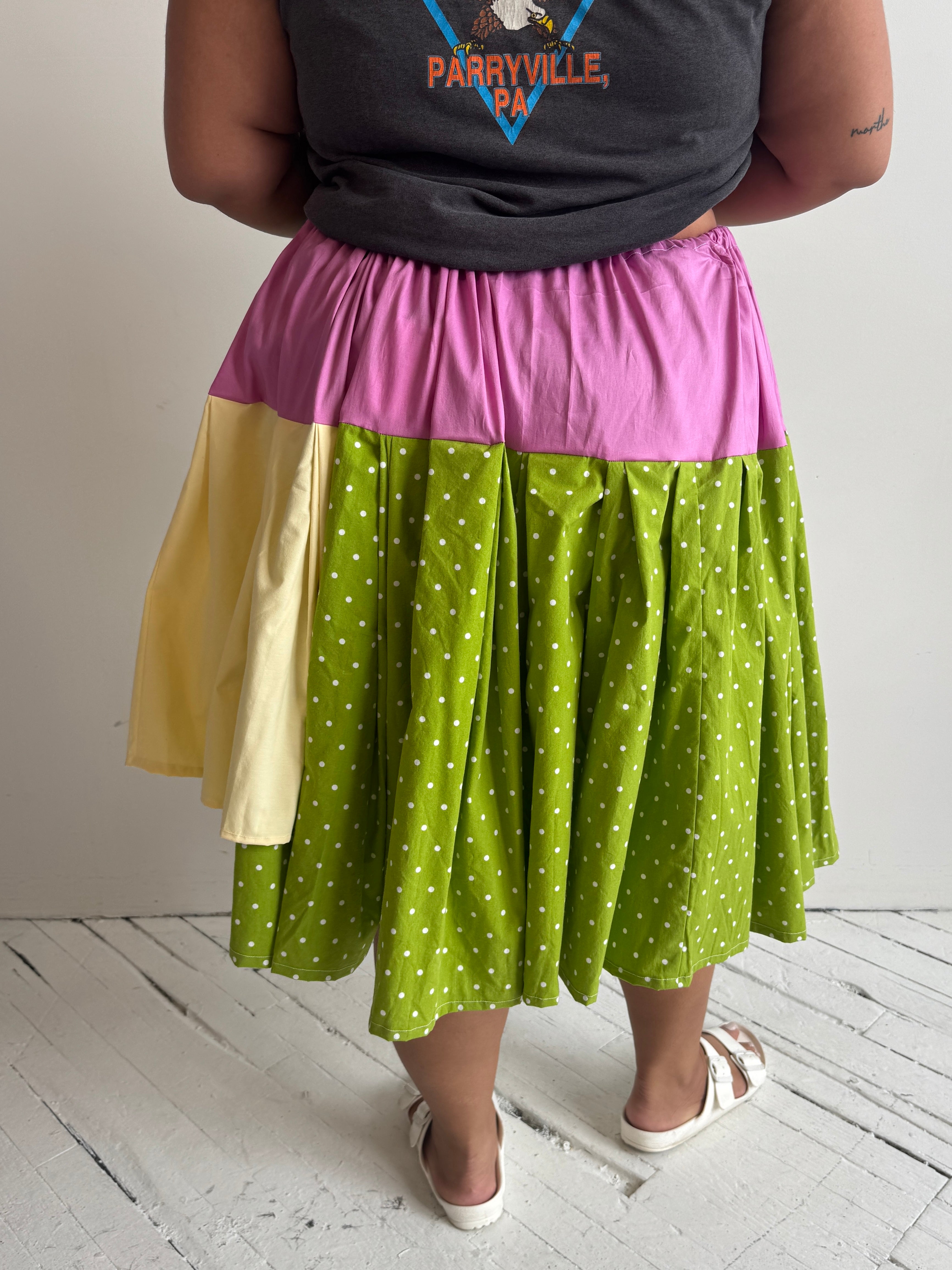 makmak - Green Polka Skirt (S-5X)
