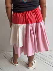 makmak - Pink Polka Skirt (S-5X)