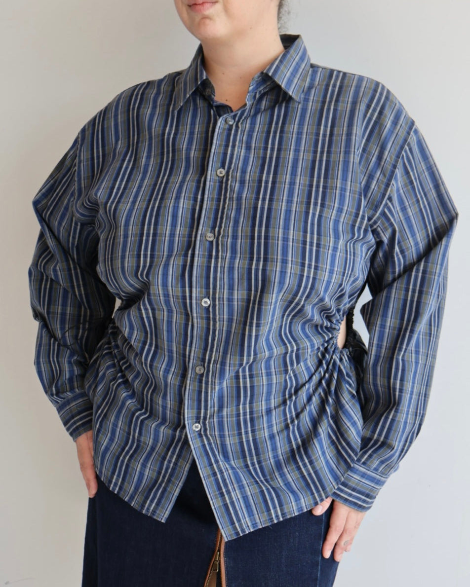Nena Hansen - Plaid Bungee Shirt (1X)