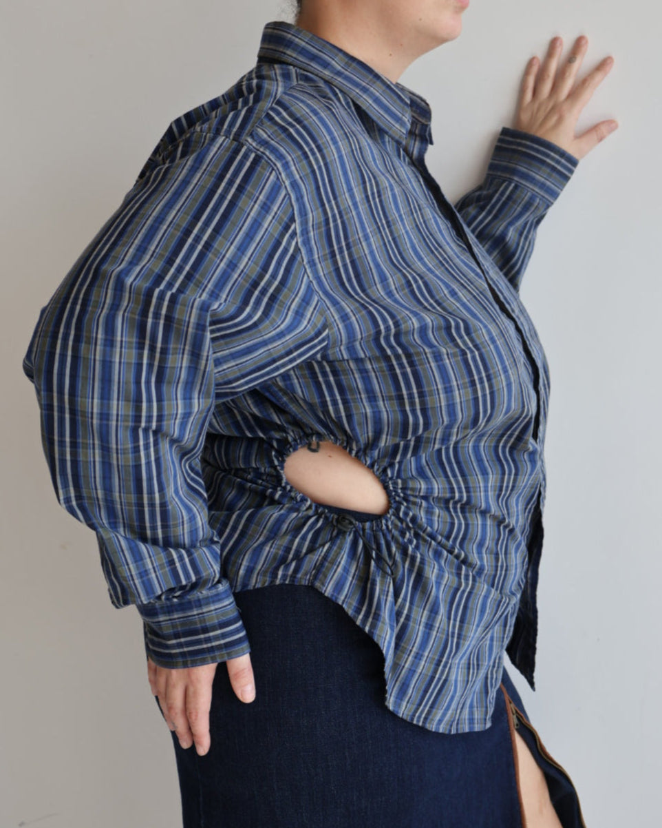 Nena Hansen - Plaid Bungee Shirt (1X)