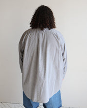 Maya x BRZ - Charcoal Spiral Button Down (4X)
