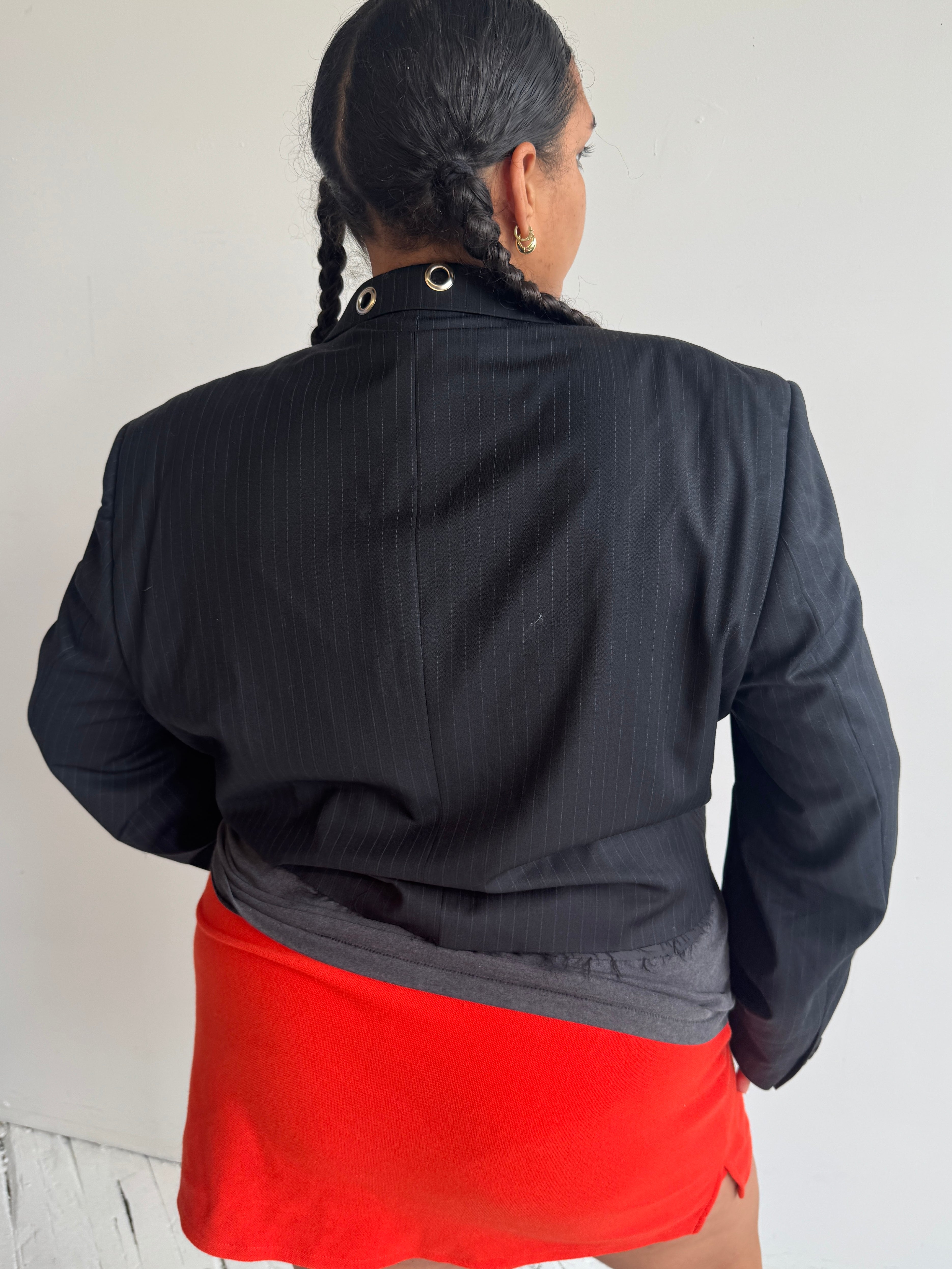 Shop Journal - Cropped Embellished Blazer (1X)