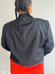 Shop Journal - Cropped Pierced Blazer (2X)