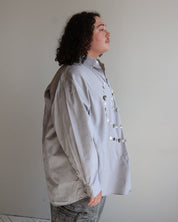 Maya x BRZ - Grey Spiral Button Down (3X)