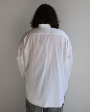 Maya x BRZ - White Spiral Button Down (3X/4X)
