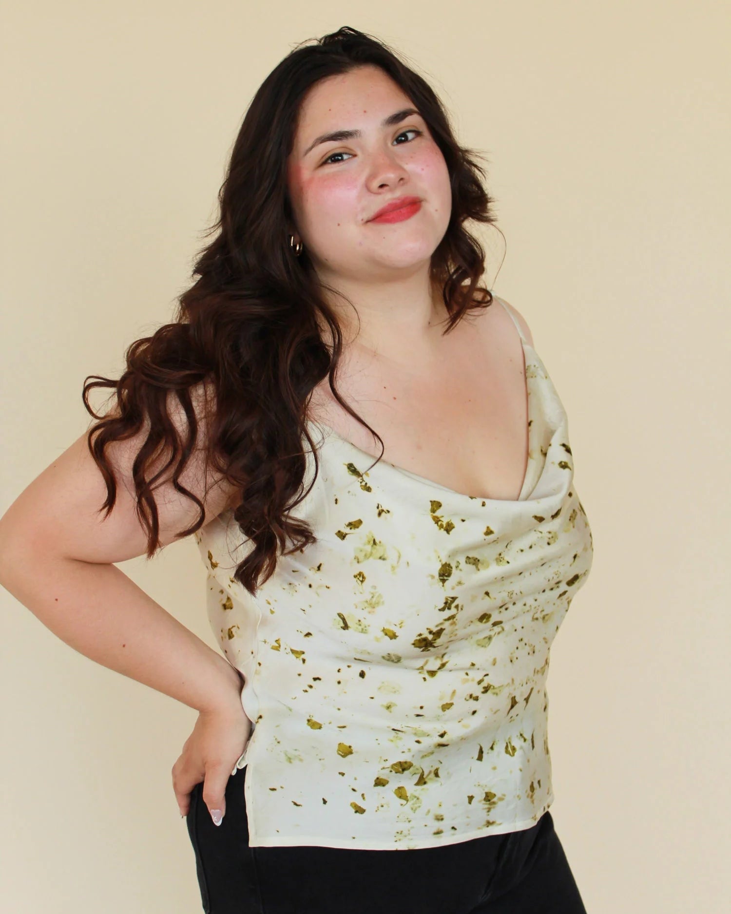 Laila Textiles - Jasper Silk Top (4X)