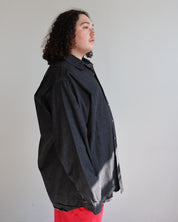 Vintage - Black Denim Button Down (3X)