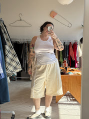 Boheme - Sweat Shorts in Milk (XL/1X + 2X/3X)