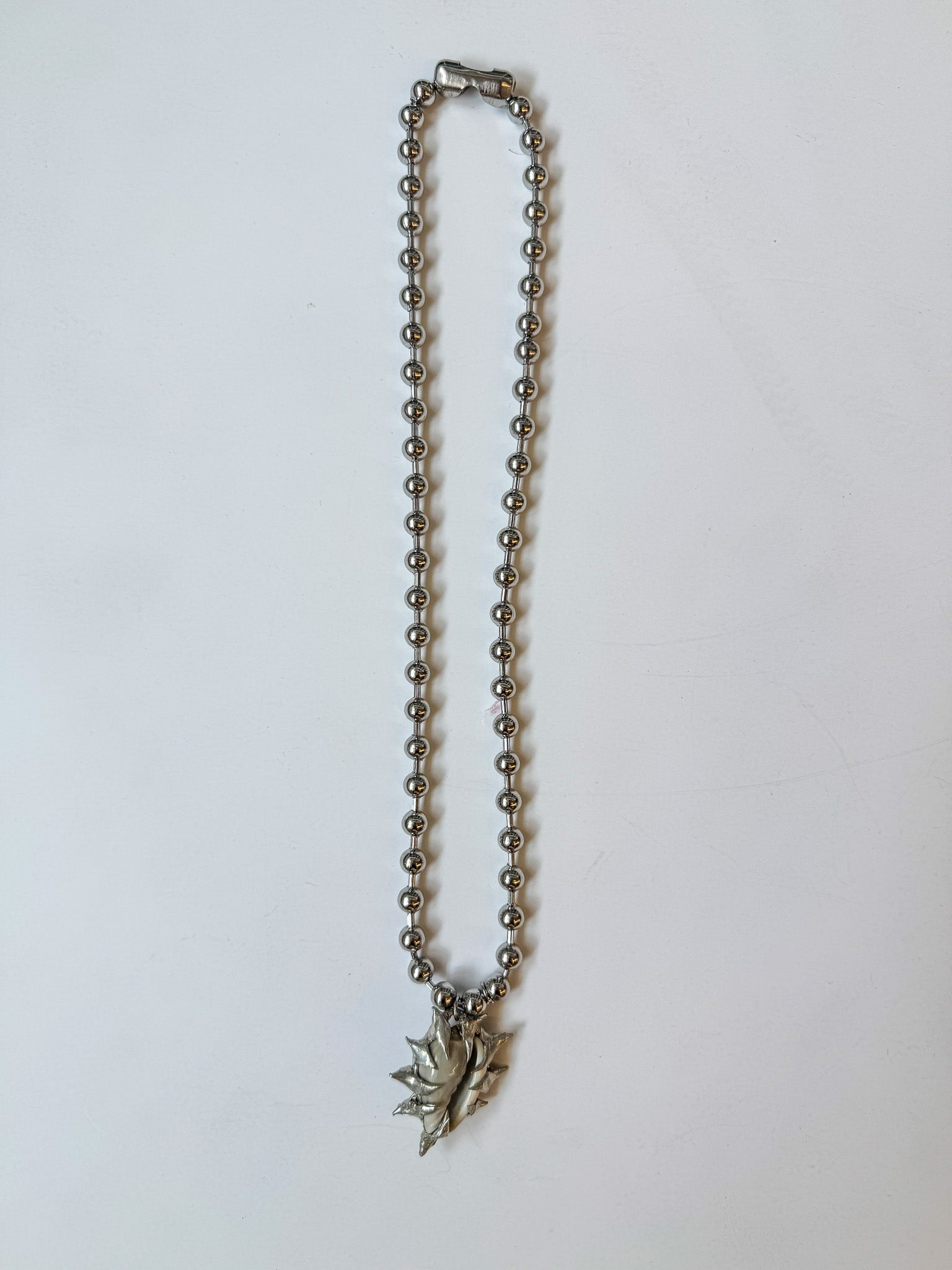 My Dearest World - Grey Shell Necklace