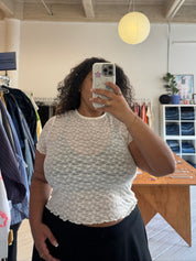 NLT - Avery Lace Baby Tee (1X-3X)