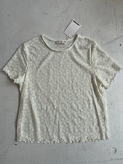 NLT - Avery Lace Baby Tee (1X-3X)
