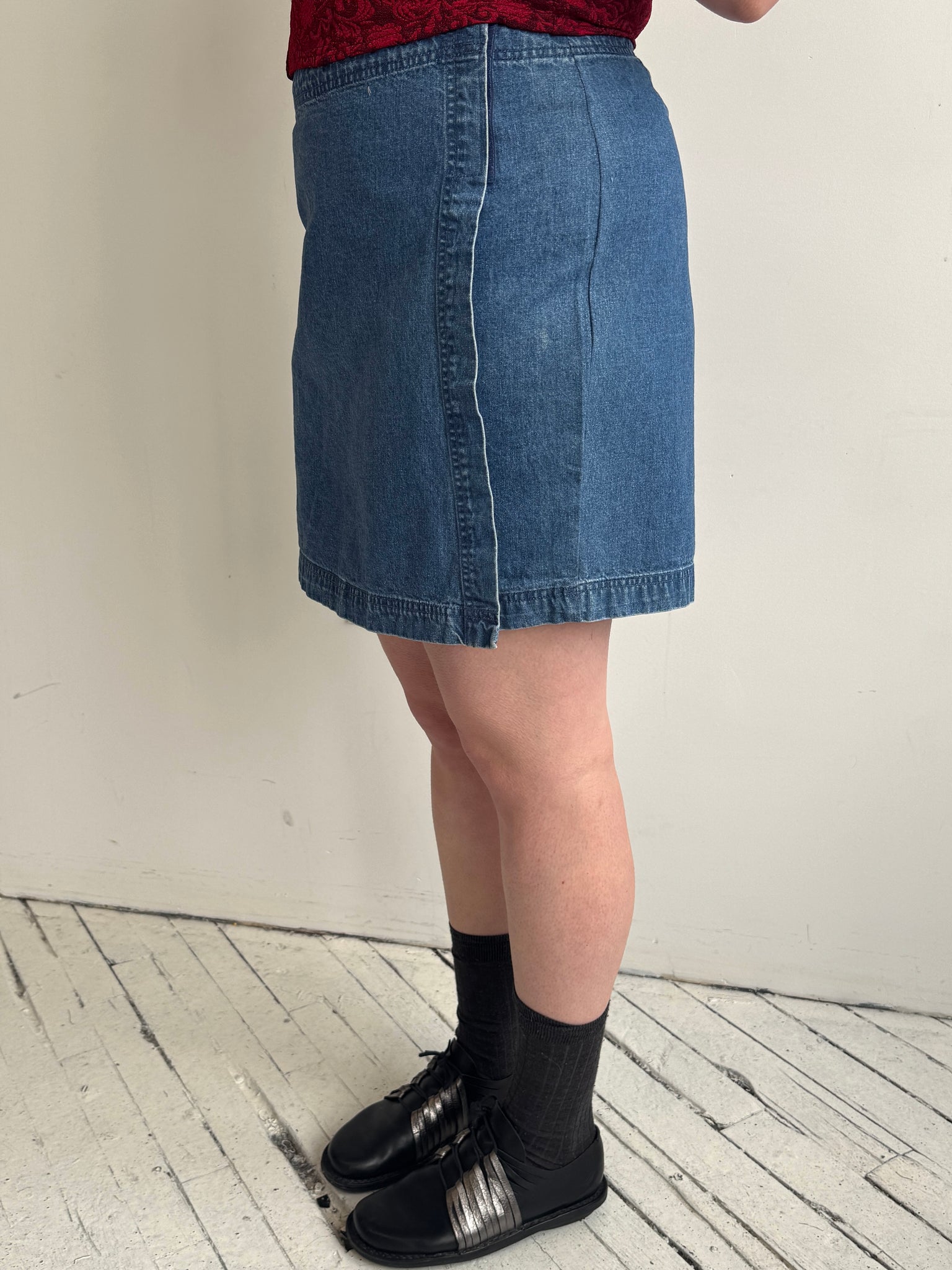 Vintage - Denim Skort (XL)