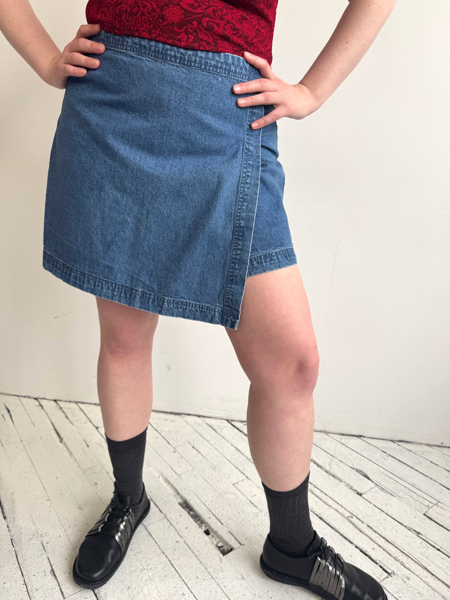 Vintage - Denim Skort (XL)