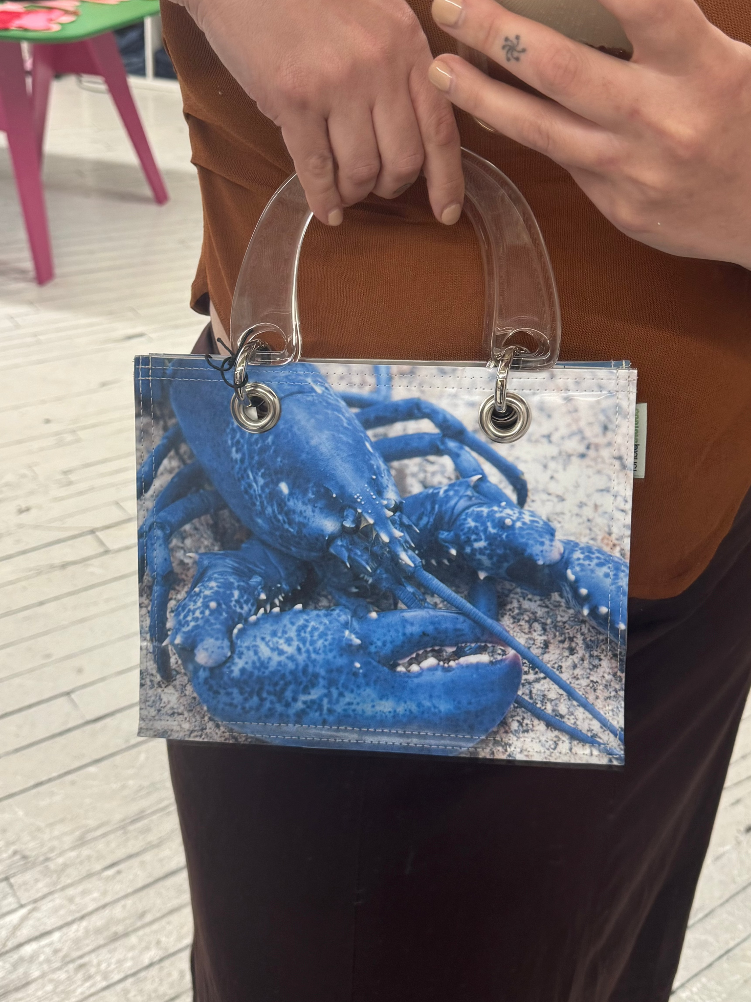 Couture Planet - Blue Lobster Bag