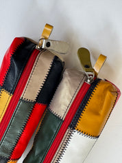 Claire Akkan - Recycled Leather Patchwork Pouch