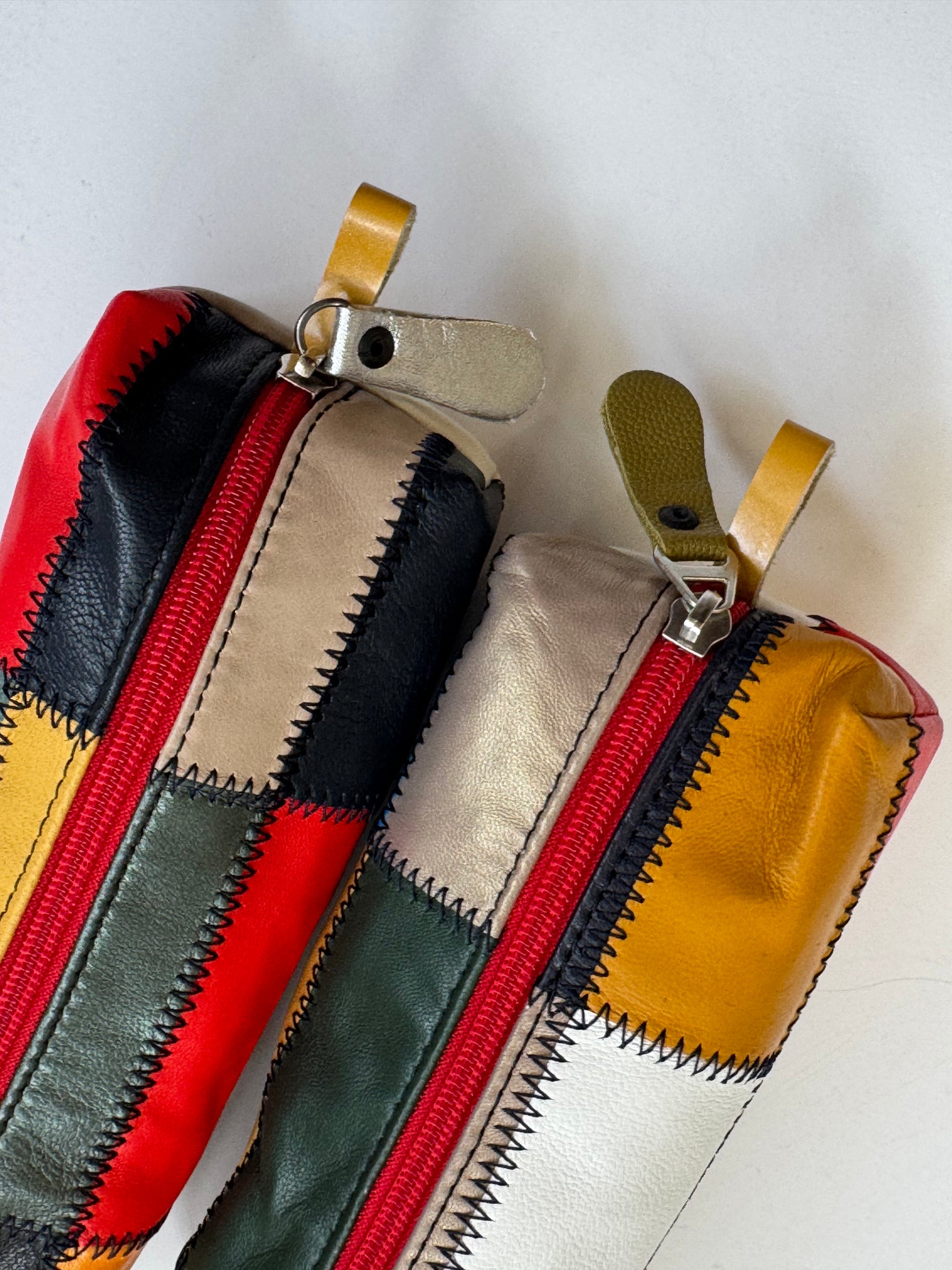 Claire Akkan - Recycled Leather Patchwork Pouch