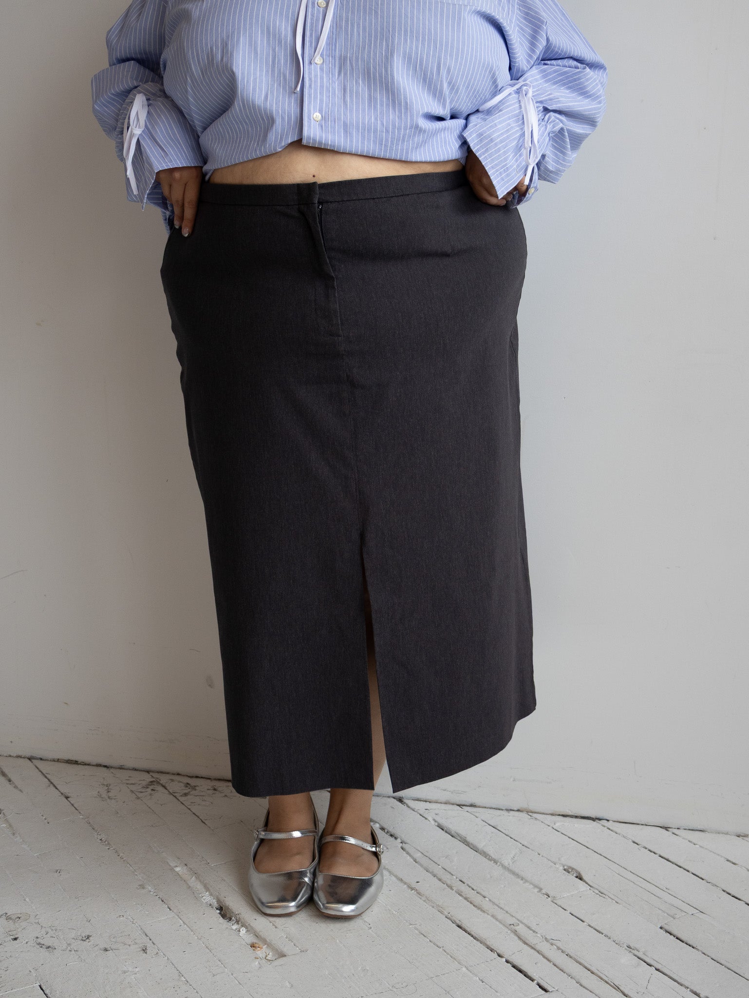 Vintage - Grey Skirt (2X/3X)